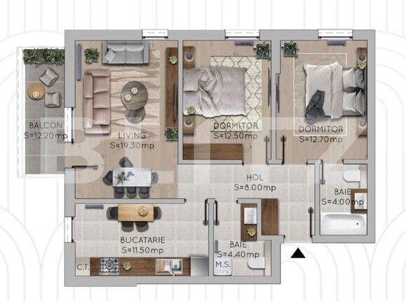 Apartament de vânzare 3 camere B-dul București - 121565AV | BLITZ Ploieşti | Poza1