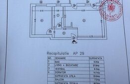 Apartament 2 camere, decomandat, 60mp, Vest