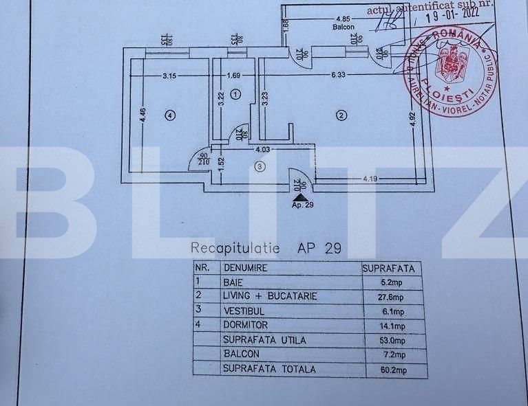 Apartament de vânzare 2 camere Vest - 124620AV | BLITZ Ploieşti | Poza10