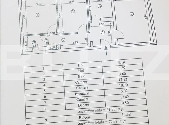 Apartament de vânzare 3 camere Vest - 124806AV | BLITZ Ploieşti | Poza10