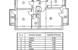 Apartament cu 3 camere, decomandat, 81mp, Mihai Bravu