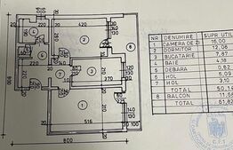 Apartament 2 camere, decomandat, 61mp, Bariera Bucuresti