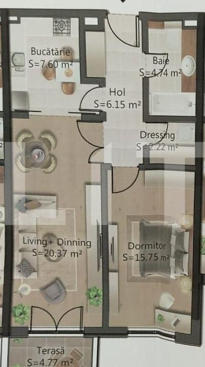 Apartament de vânzare 2 camere Hipodrom - 142067AV | BLITZ Ploieşti | Poza2