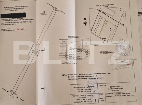 Teren de vânzare Paulesti - 152002TV | BLITZ Ploieşti | Poza1