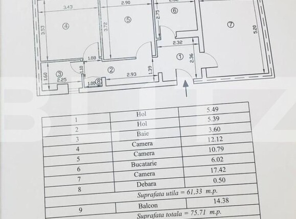 Apartament de vânzare 3 camere Vest - 154687AV | BLITZ Ploieşti | Poza10