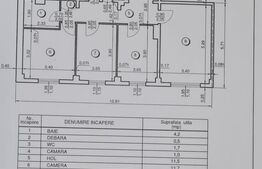 Apartament cu 3 camere decomandat, 68 mp, zona Enachita Vacarescu