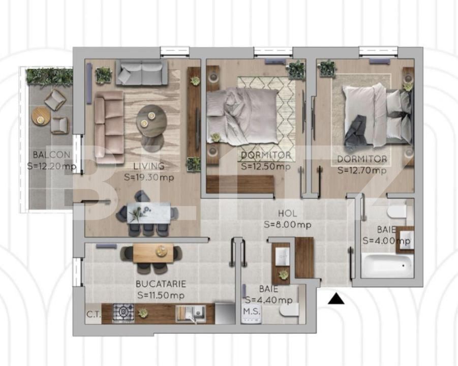 Apartament de vânzare 3 camere Petrolului - 157020AV | BLITZ Ploieşti | Poza1