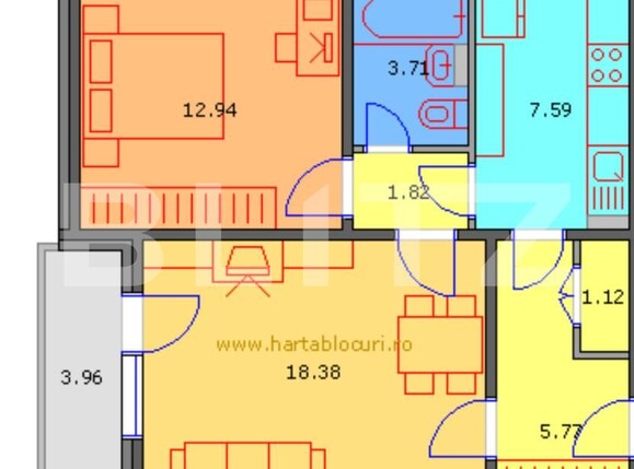 Apartament de vânzare 2 camere Vest - 162597AV | BLITZ Ploieşti | Poza8