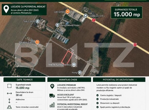 Teren de vânzare Paulesti - 162723TV | BLITZ Ploieşti | Poza1