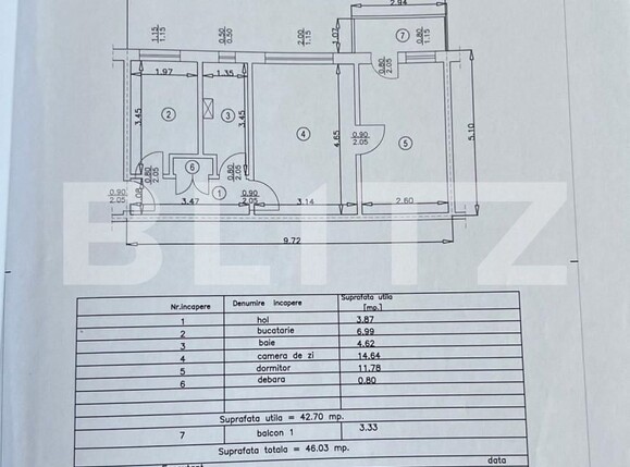 Apartament de vânzare 2 camere Mihai Bravu - 164080AV | BLITZ Ploieşti | Poza6