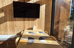 Cabane scandinave premium, vedere către pădure – investiție turistică în Sinaia