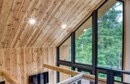 Cabane scandinave premium, vedere către pădure – investiție turistică în Sinaia