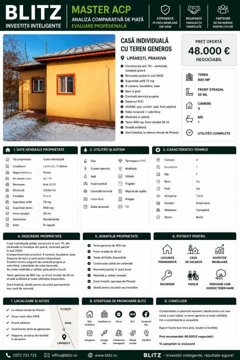 Casa de vânzare 3 camere Lipanesti - 188622CV | BLITZ Ploieşti | Poza12