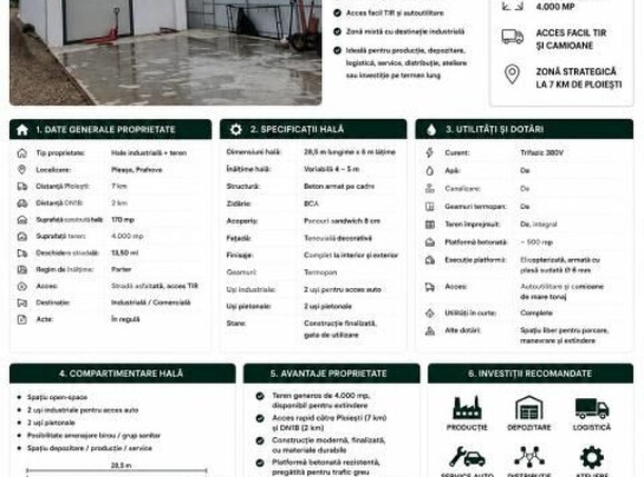 Spațiu industrial de vânzare Bucov - 196599SVI | BLITZ Ploieşti | Poza1