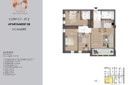 APARTAMENT 4 CAMERE ANSAMBLU REZIDENTIAL CAMPINA RESIDENCE