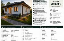 Casă individuală, 129 mp, zona Mihai Bravu /Ploiesti
