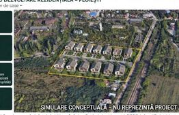 Teren intravilan, 12.500 mp, 58 ml Front, zona Rafinaria Astra