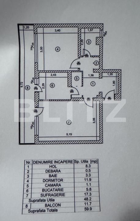 Apartament de vânzare 2 camere Vest - 207564AV | BLITZ Ploieşti | Poza9