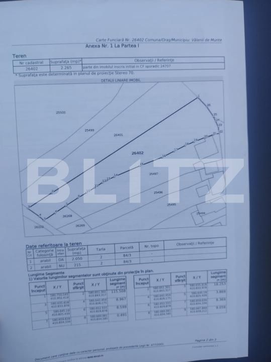 Teren de vânzare Valenii de Munte - 208835TV | BLITZ Ploieşti | Poza6