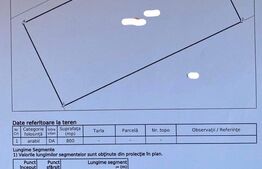 Parcela de vanzare, 800mp, zona Decebal