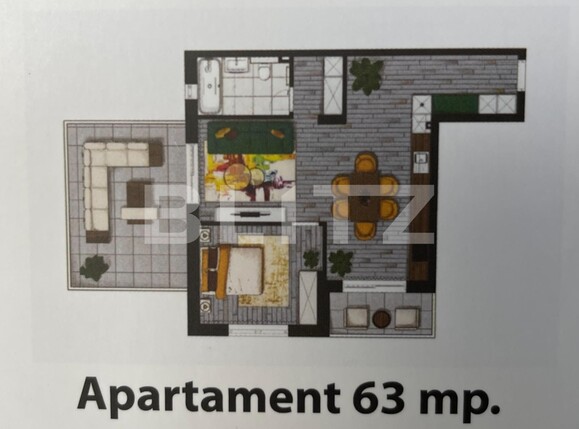 Apartament de vânzare 2 camere Botizului - 119969AV | BLITZ Satu Mare | Poza1