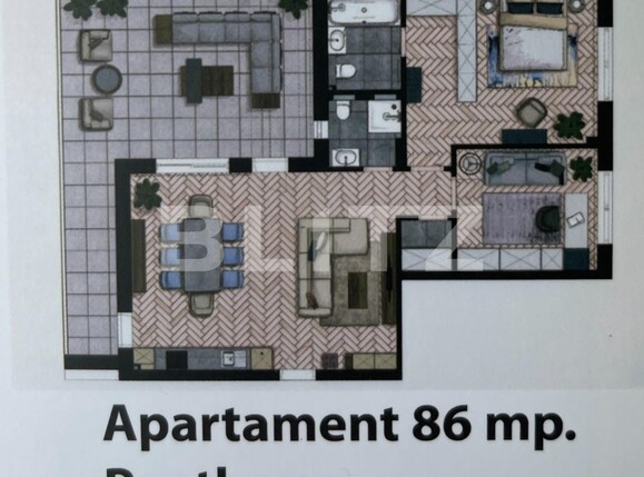 Apartament de vânzare 3 camere Botizului - 119973AV | BLITZ Satu Mare | Poza3