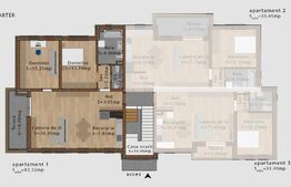 Complex de apartamente intre 55mp si 125 mp, strada Panait Cerna