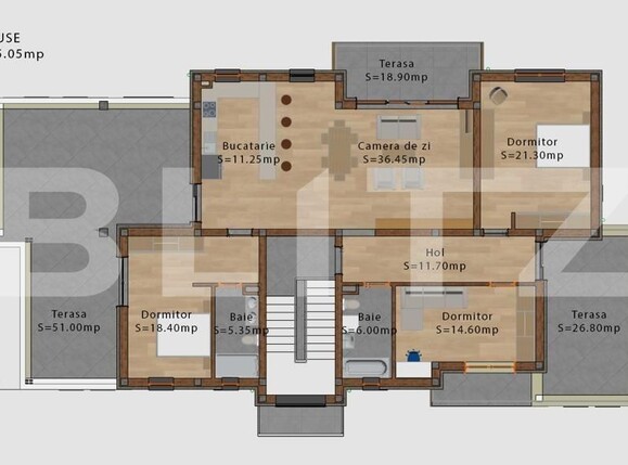 Apartament de vânzare 3 camere Nord - 120809AV | BLITZ Satu Mare | Poza5