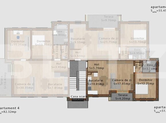 Apartament de vânzare 3 camere Nord - 120809AV | BLITZ Satu Mare | Poza4