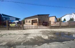 Casa 132 mp + 400 mp hala pentru productie / depozitare + 1600 teren intravilan front 27 mt