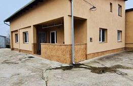 Casa 132 mp + 400 mp hala pentru productie / depozitare + 1600 teren intravilan front 27 mt