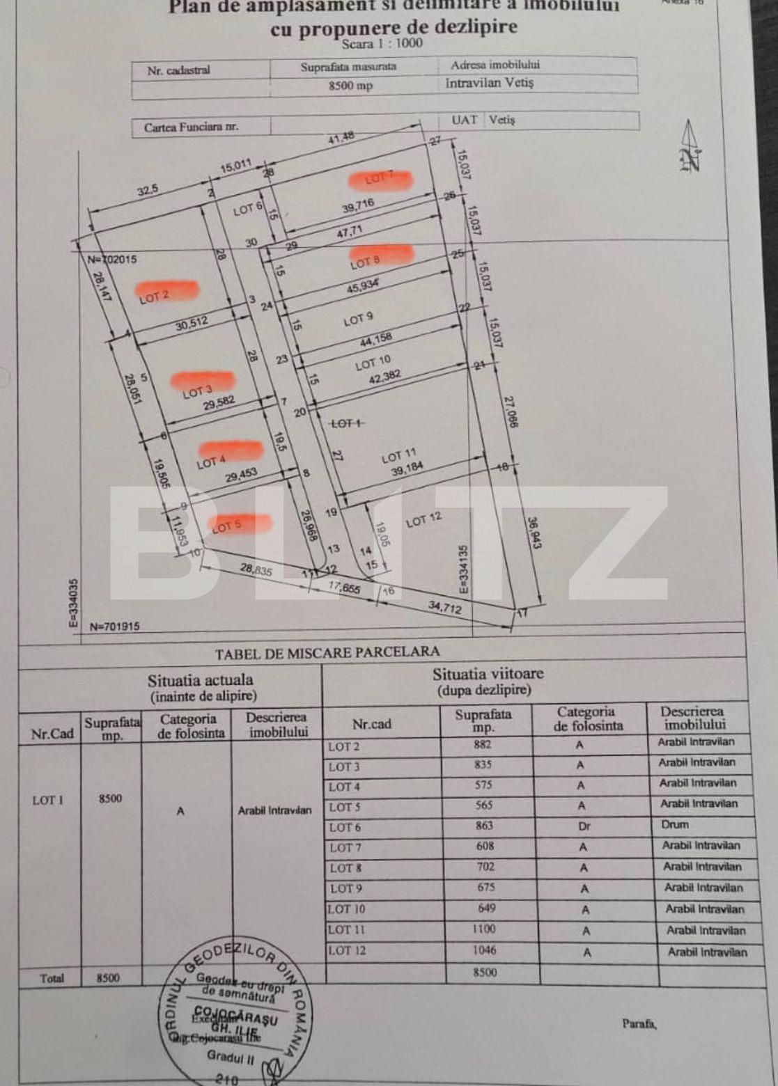 Teren de vânzare Exterior Vest - 121489TV | BLITZ Satu Mare | Poza3