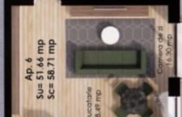 Apartament 2 camere, 52 mp, PARTER, zona strada Poienilor