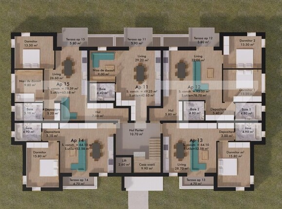 Apartament de vânzare 3 camere Micro 17 - 122140AV | BLITZ Satu Mare | Poza8