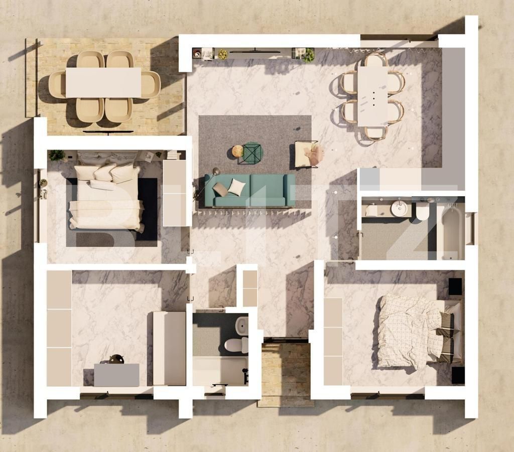 Casa de vânzare 4 camere Semicentral - 122331CV | BLITZ Satu Mare | Poza4