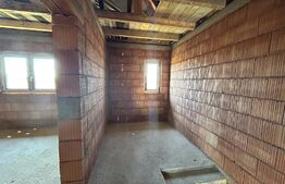 Casa in rosu suprafata 100 mp + 250 mp teren Martinesti