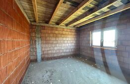 Casa in rosu suprafata 100 mp + 250 mp teren Martinesti