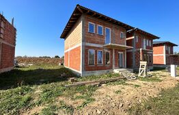 Casa in rosu suprafata 100 mp + 250 mp teren Martinesti