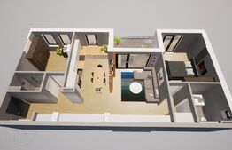 Ansamblu rezidential Fantanele 75 mp utili 2 dormitoare, zona cartierul Carpati 2