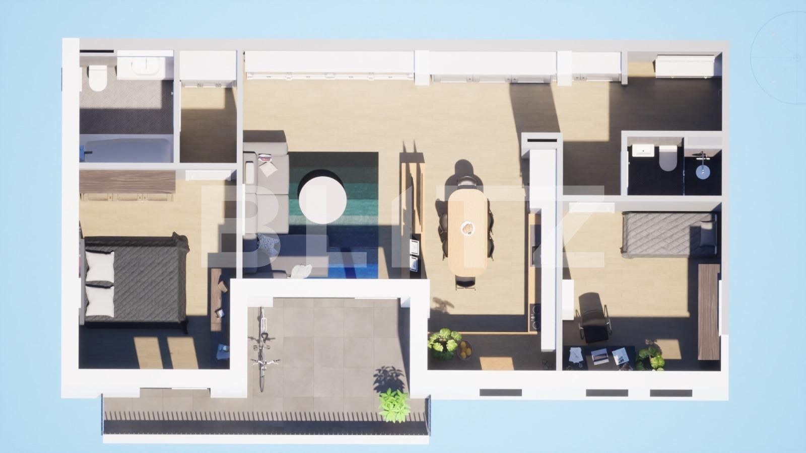 Apartament de vânzare 3 camere Carpati 2 - 135243AV | BLITZ Satu Mare | Poza4