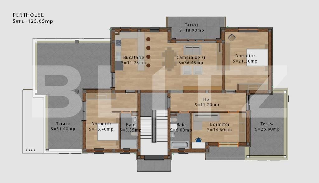 Apartament de vânzare 3 camere Nord - 139673AV | BLITZ Satu Mare | Poza5