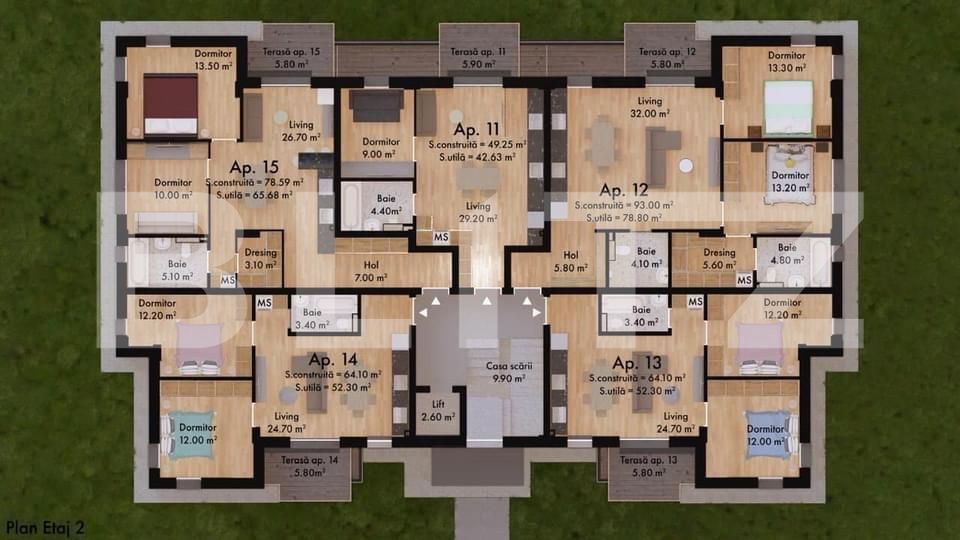 Apartament de vânzare 2 camere Micro 17 - 139692AV | BLITZ Satu Mare | Poza12