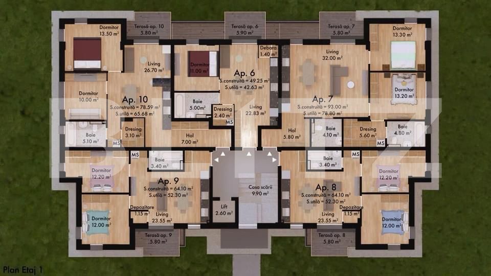 Apartament de vânzare 2 camere Micro 17 - 139692AV | BLITZ Satu Mare | Poza13