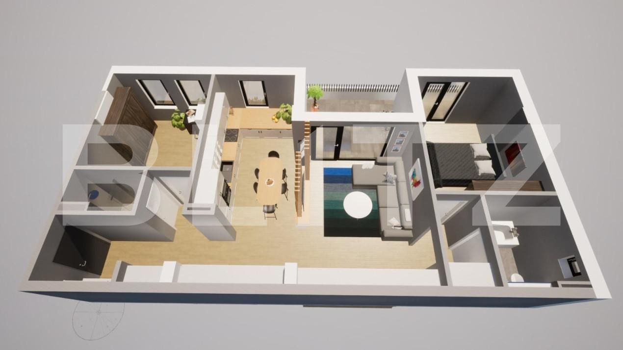 Apartament de vânzare 3 camere Carpati 2 - 140095AV | BLITZ Satu Mare | Poza3