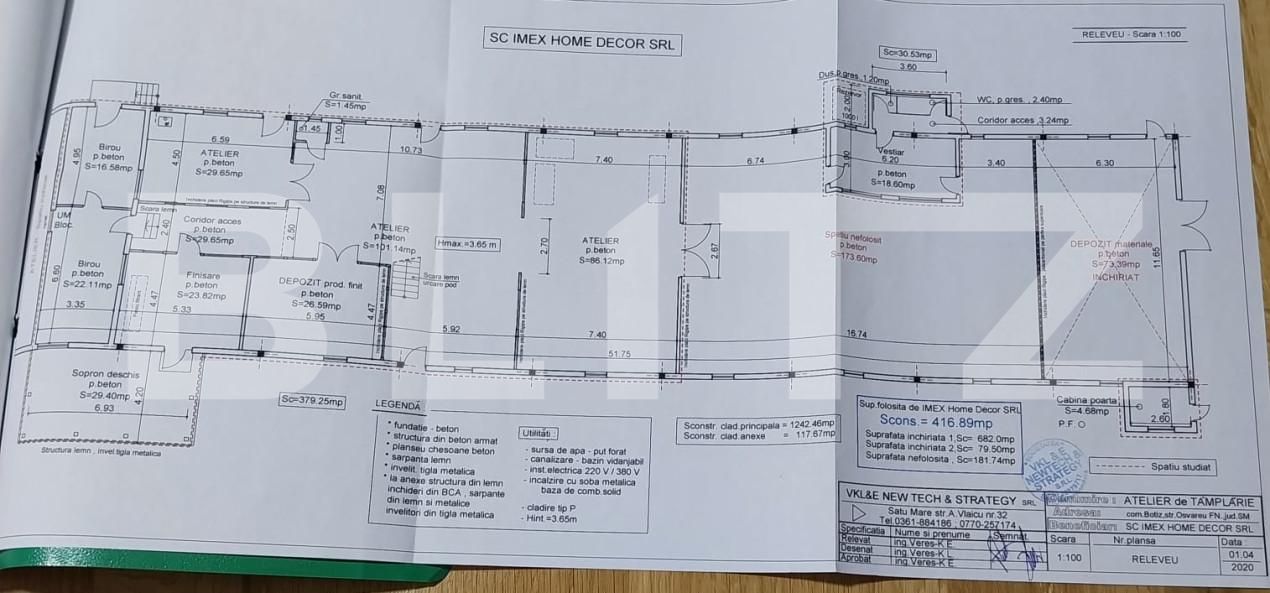 Spațiu industrial de închiriat Botiz - 155430SII | BLITZ Satu Mare | Poza8