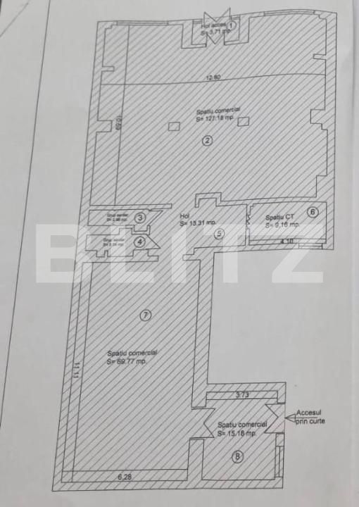 Spațiu comercial de vânzare Central - 156739SVC | BLITZ Satu Mare | Poza1