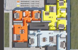 Apartamente cu 3 camere, complex Rezidential, zona 1 Iunie