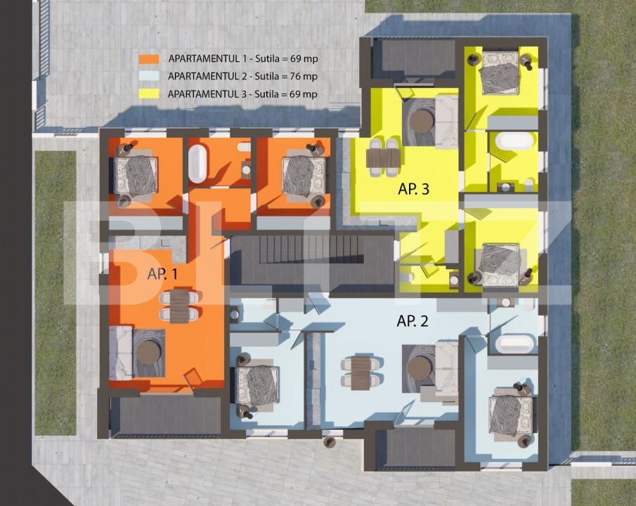 Apartament de vânzare 3 camere Periferie - 160254AV | BLITZ Satu Mare | Poza9