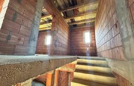 Casa in rosu suprafata 100 mp + 250 mp teren 