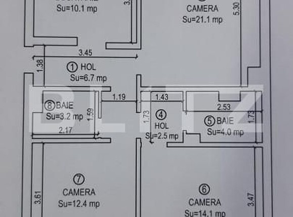 Apartament de vânzare 3 camere Carpati 2 - 161749AV | BLITZ Satu Mare | Poza8